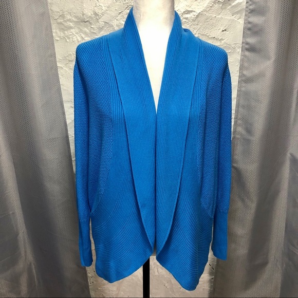 Blue Knit Cardigan